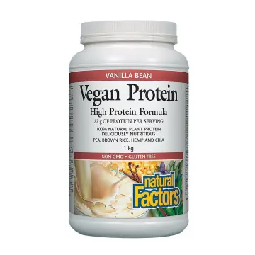 Natural Factors | Vegan Protein Vanilla Bean Flavour Powder