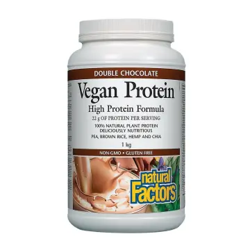 Natural Factors | Vegan Protein Double Chocolate Flavour Powder