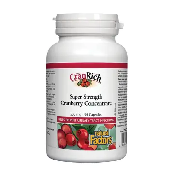 Natural Factors | CranRich Super Strength Cranberry Concentrate 500mg Capsules