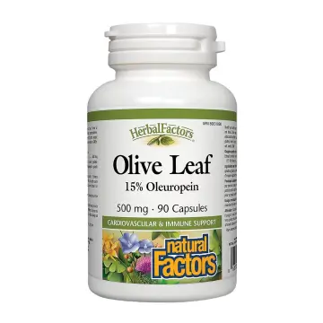 Natural Factors | Olive Leaf 15% Oleuropein 500mg Capsules