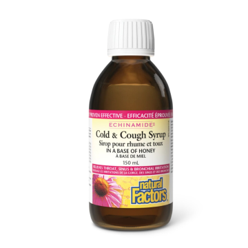 Natural Factors | Echinamide Cold & Cough Syrup In Honey Base