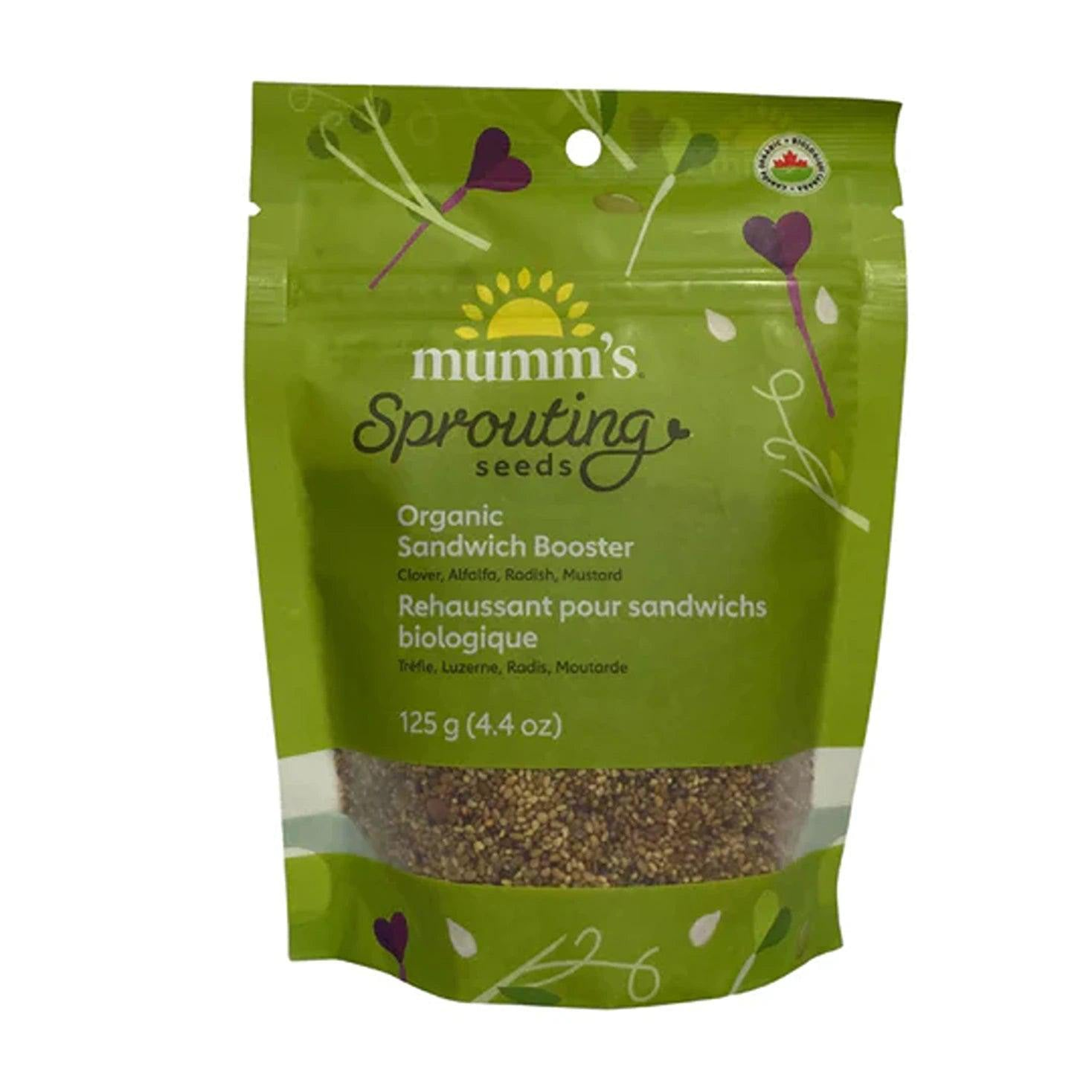Mumm's Sprouting Seeds | Organic Sandwich Booster