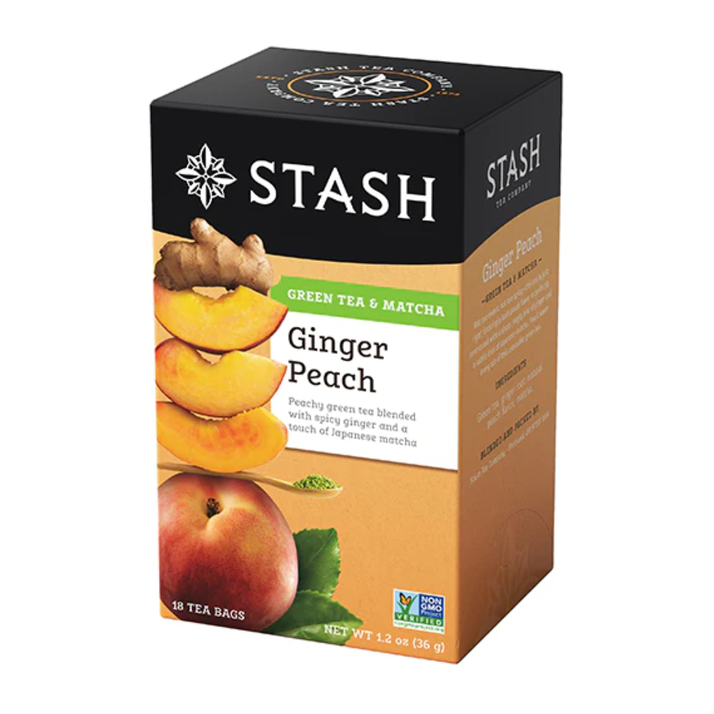 Stash | Ginger Peach Green Tea & Matcha