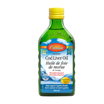 Carlson | Norwegian Lemon Cod Liver Oil Liquid