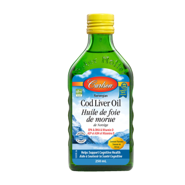 Carlson | Norwegian Lemon Cod Liver Oil Liquid
