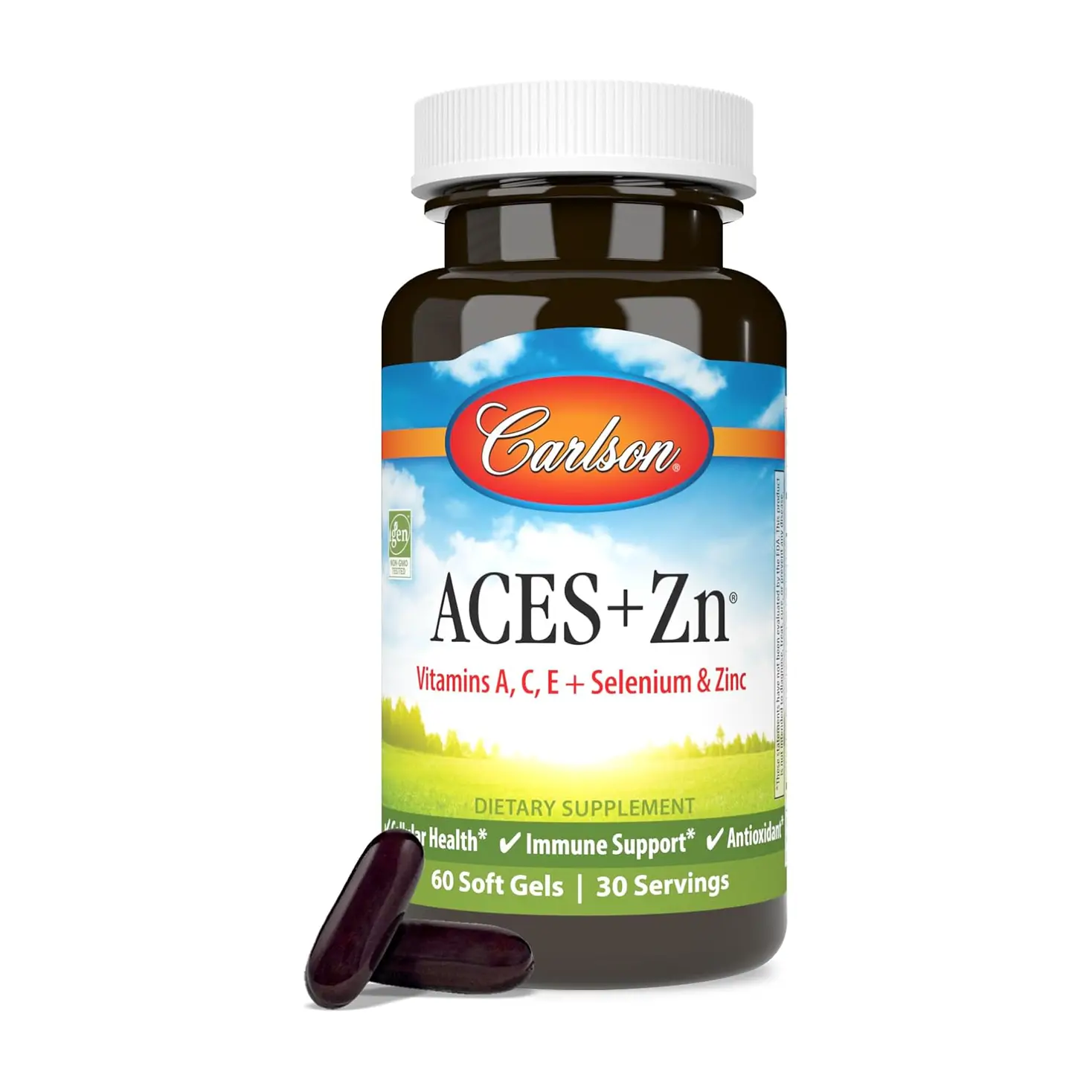 Carlson | ACES+Zinc 60 Softgels