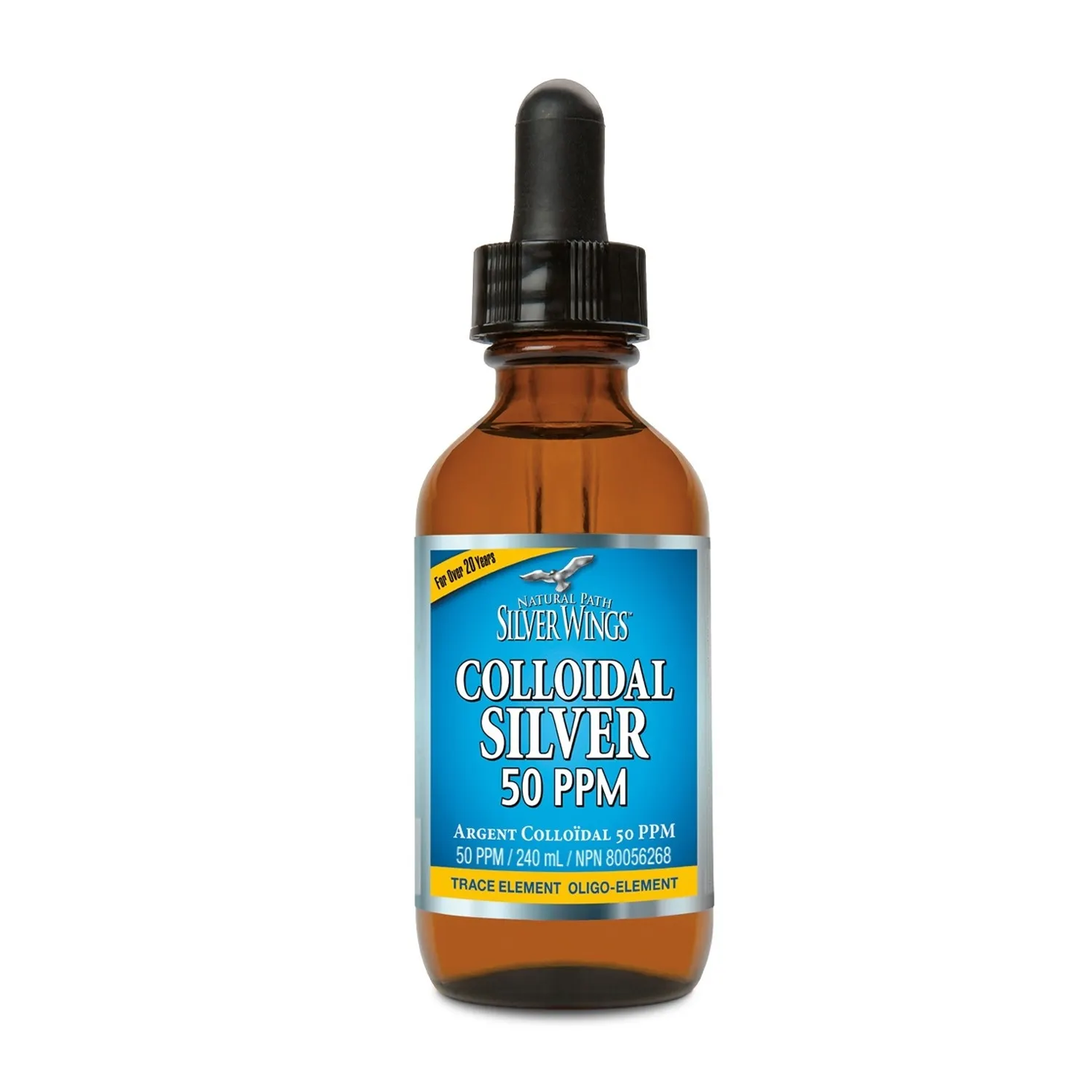 Natural Path Silver Wings | Colloidal Silver 50ppm Liquid 240ml