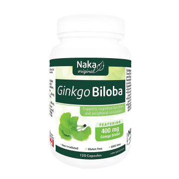 Naka | Ginkgo Biloba 400 mg Capsules