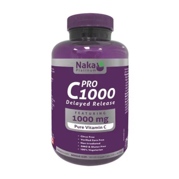 Naka Platinum | Pro C 1000mg Delayed Release Vegetarian Capsules