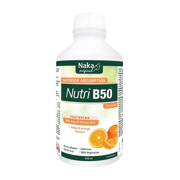 Naka Platinum | Nutri B50 Complex Orange Flavour Liquid