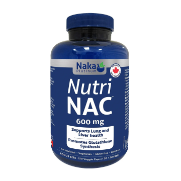 Naka Platinum | Nutri NAC 600mg Vegetarian Capsules