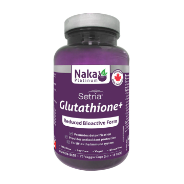 Naka Platinum | Setria Glutathione+ Reduced Bioactive Form Vegetarian Capsules
