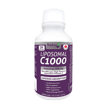 Naka Platinum | Liposomal C1000 Orange Flavour Liquid