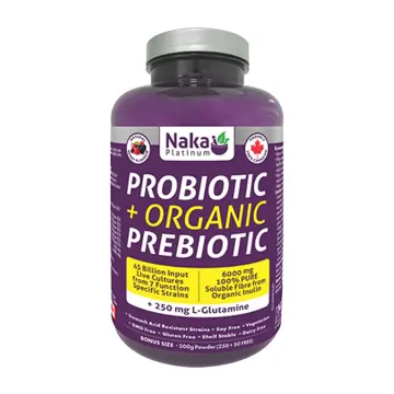 Naka Platinum | Probiotic + Organic Prebiotic Powder