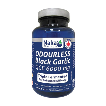 Naka Platinum | Odourless Black Garlic Vegetarian Capsules