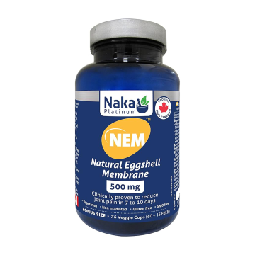 Naka Platinum | NEM (Natural Eggshell Membrane) 500mg Veggie Capsules