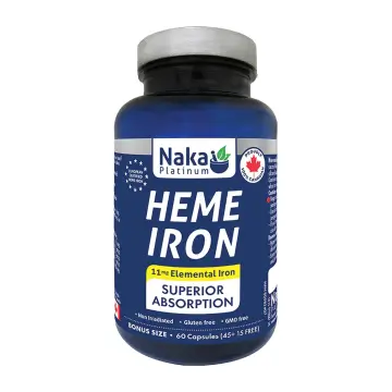 Naka Platinum | Heme Iron Capsules