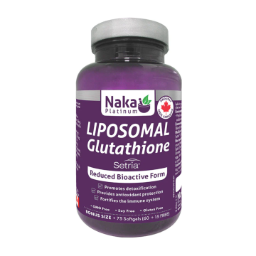 Naka Platinum | Liposomal Glutathione 300mg Vegetarian Capsules