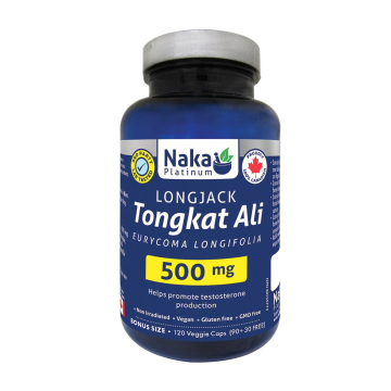 Naka Platinum | Tongkat Ali 500mg Vegetarian Capsules 120's