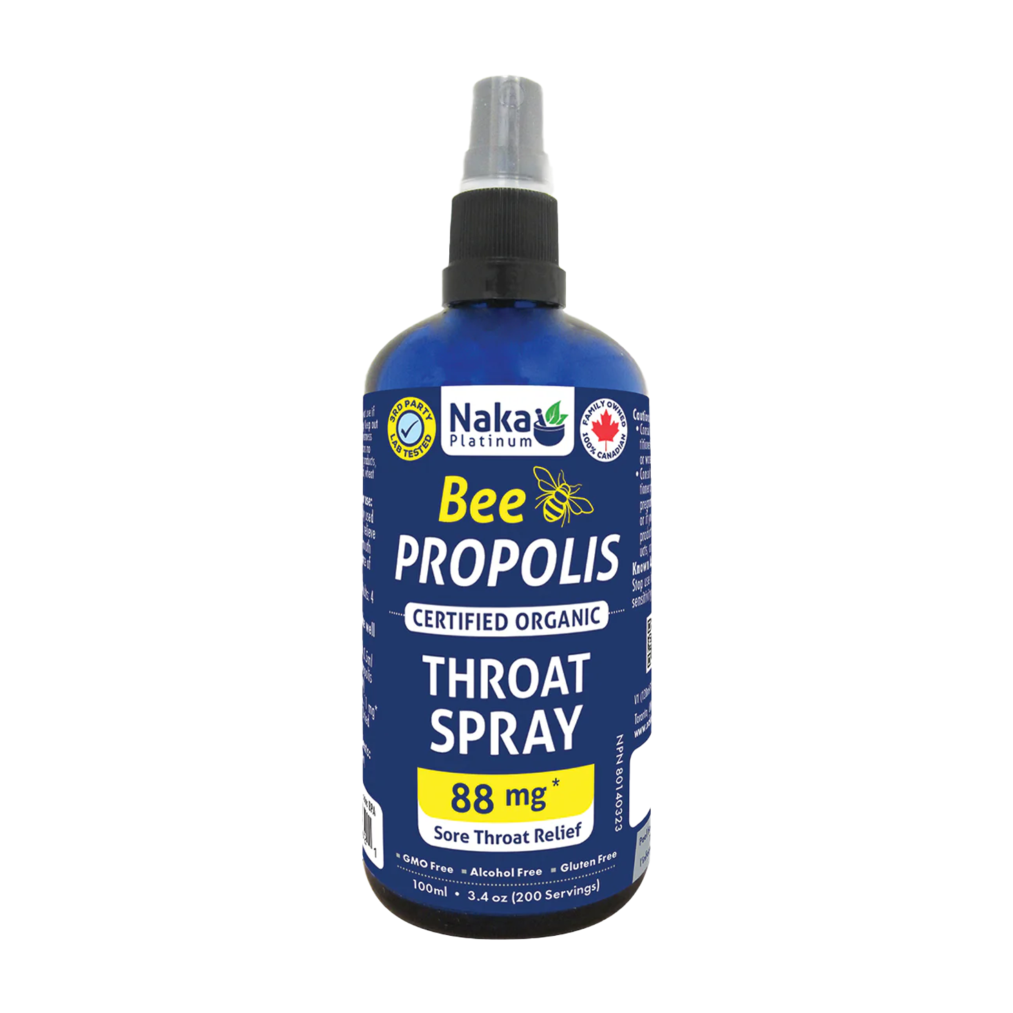 Naka Platinum | Bee Propolis Throat Spray 100ml