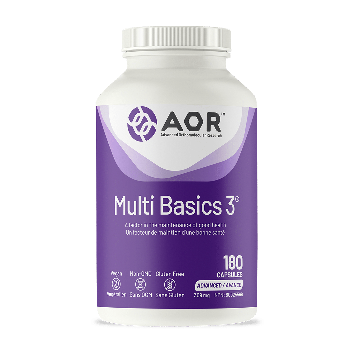 AOR | Multi Basics 3 Multivitamin Capsules 180's