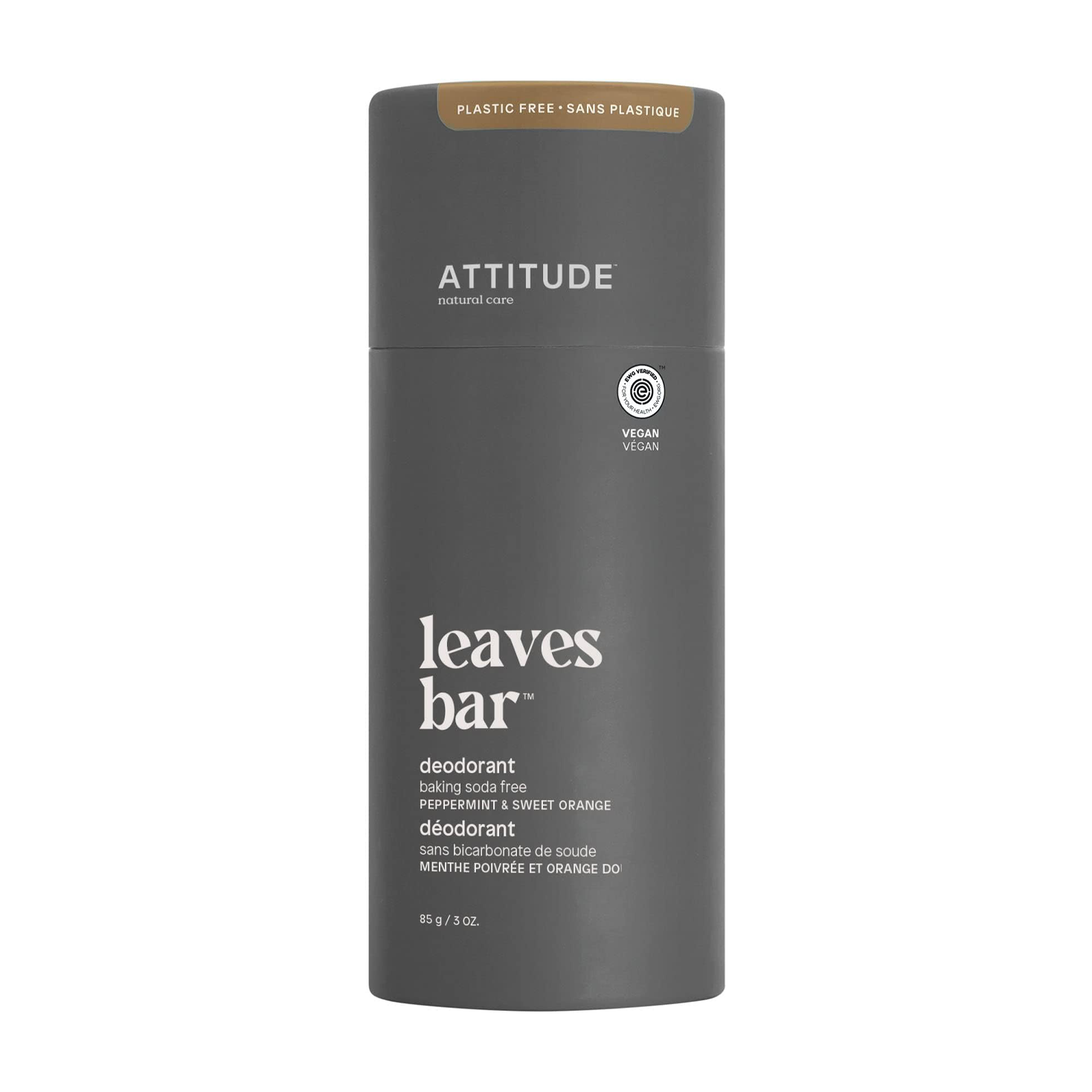Attitude | Men's Peppermint & Sweet Orange Deodorant 85g