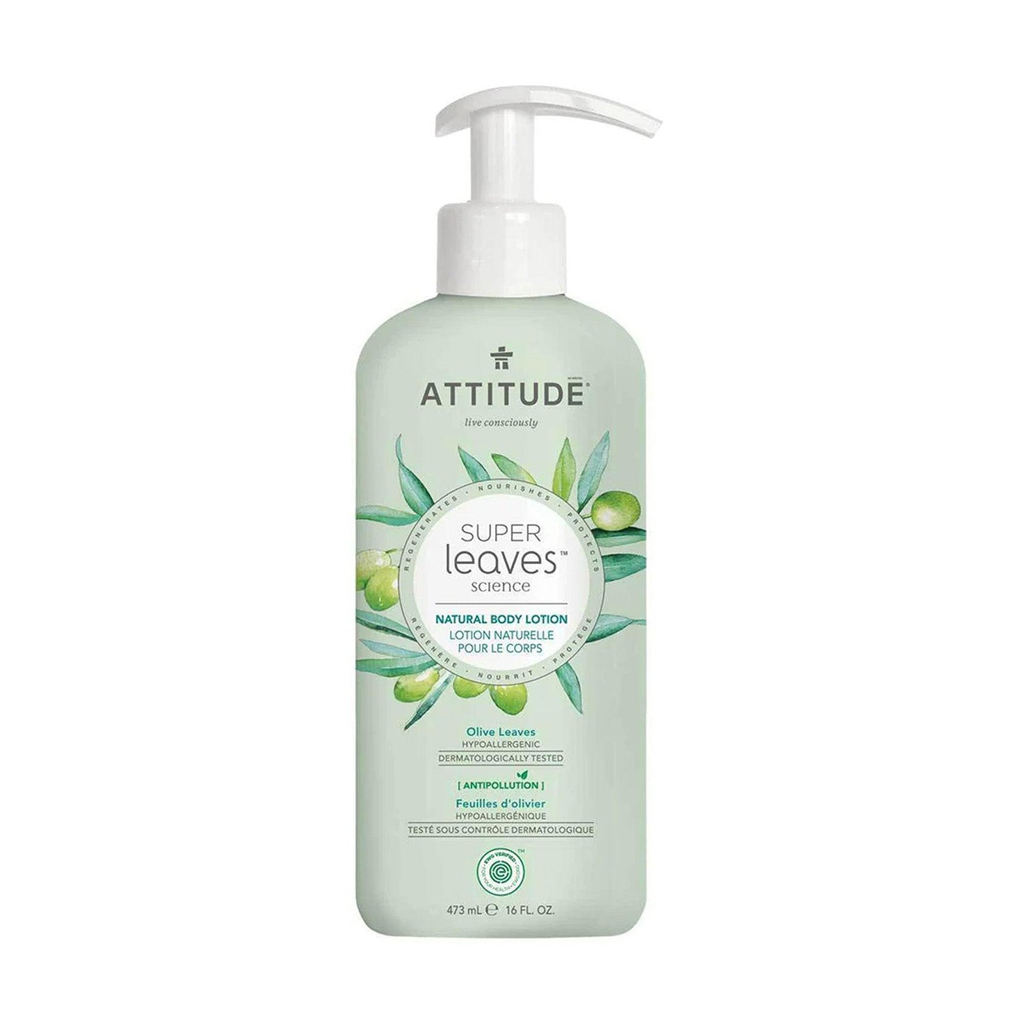 Attitude | Super Leaves Olive Body Lotion