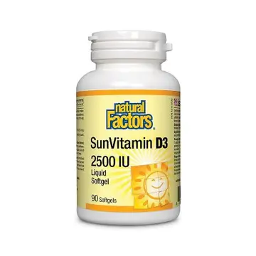 Natural Factors | SunVitamin D3 2500IU Softgels