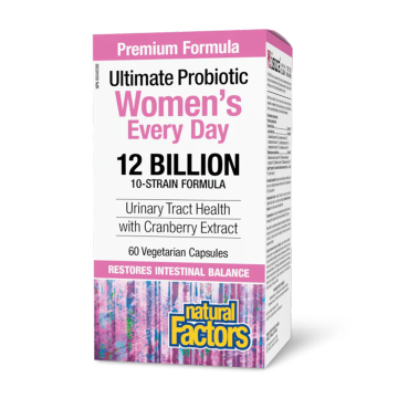 Natural Factors | Womens Every Day Multi Probiotic 12 Billion Cultures 10-Strain Veggie Capsules