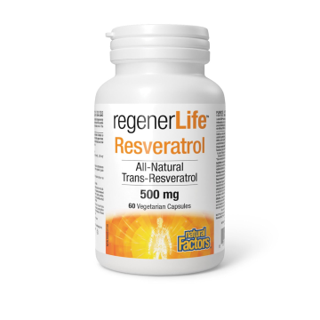 Natural Factors | Regenerlife Resveratrol Vegetarian Capsules