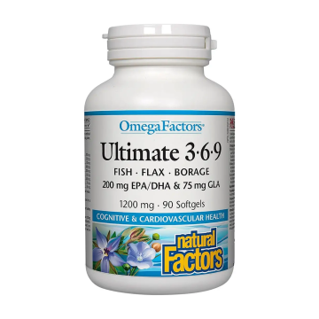 Natural Factors | Ultimate 3-6-9 Enteripure Softgels 90's