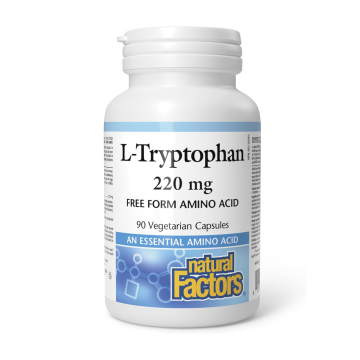 Natural Factors | L-Tryptophan 220mg Vegetarian Capsules