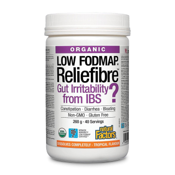 Natural Factors | Organic Reliefibre Tropical Flavour Powder