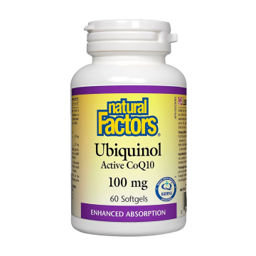 Natural Factors | Ubiquinol Active CoQ10 100mg Softgels