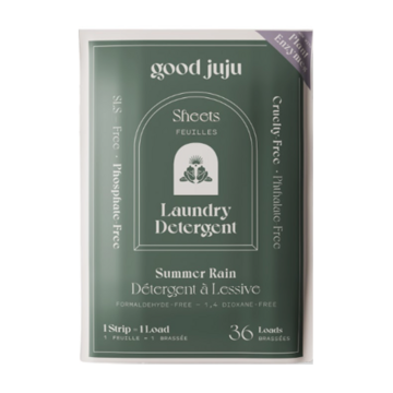 Good Juju | Laundry Detergent Sheets Summer Rain Scent 36-Sheets