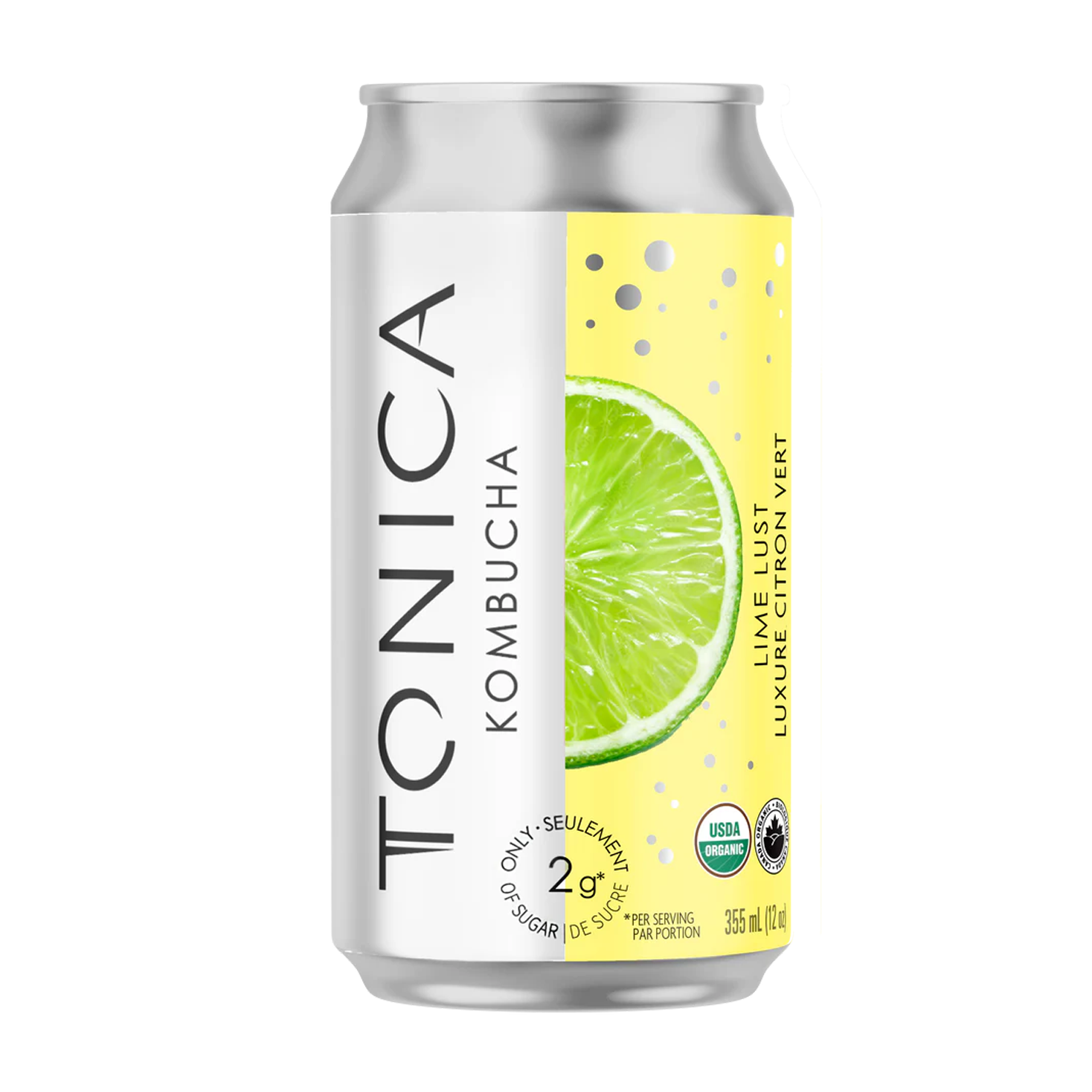 Tonica | Lime Lust Low Sugar Kombucha 355ml