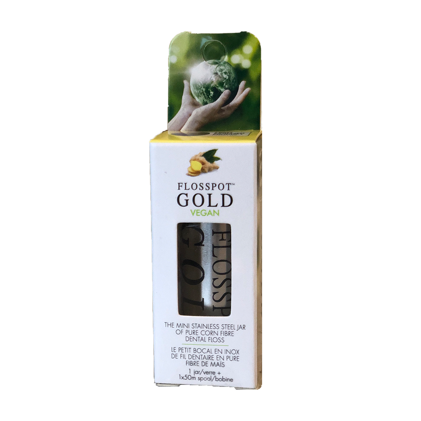 KMH Touches | Floss Pot Gold Vegan Dental Floss