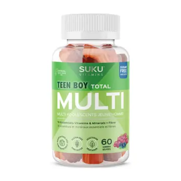 Suku Vitamins | Teen Boy Total Multi Gummies
