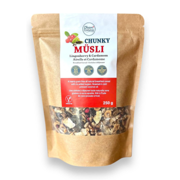 Clean Eating | Lingonberry & Cardamom Chunky Musli 250g