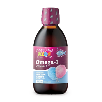 Sealicious | Kids Cotton Candy Omega-3+Vitamin D Liquid 200ml
