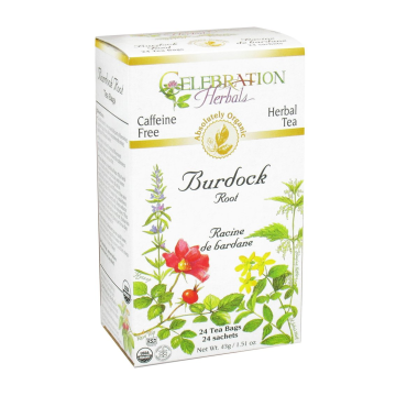 Celebration Herbals | Burdock Root Herbal Tea 24-Bags