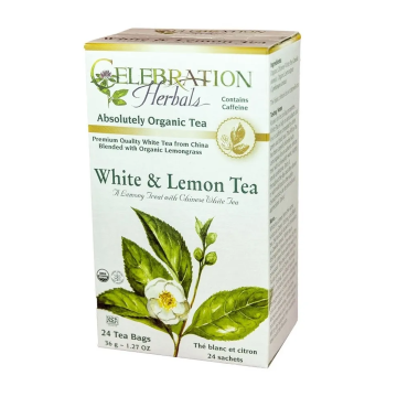 Celebration Herbals | White & Lemon Tea 24-Bags