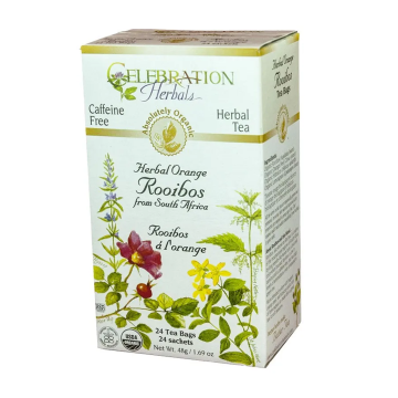 Celebration Herbals | Herbal Orange Rooibos Tea 24-Bags