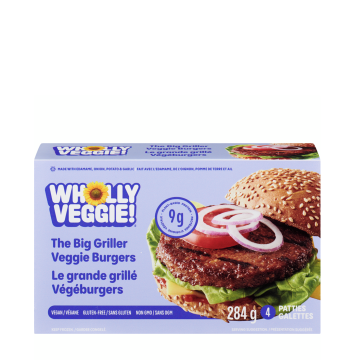 Wholly Veggie | The Big Griller Veggie Burgers 284g