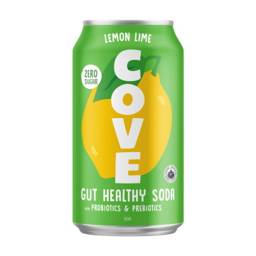 Cove Soda | Organic Lemon Lime Soda 355ml