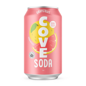 Cove Soda | Organic Grapefruit Soda 355ml