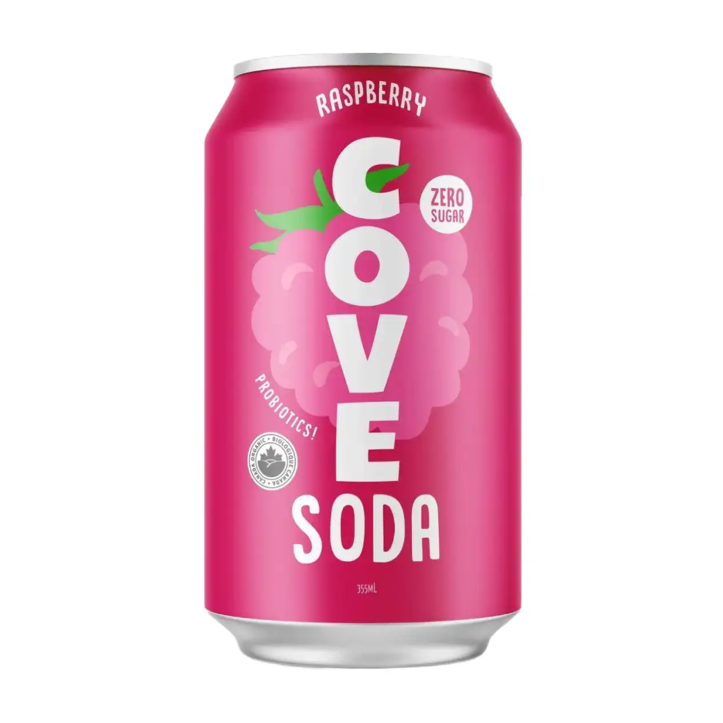 Cove Soda | Organic Raspberry Soda 355ml