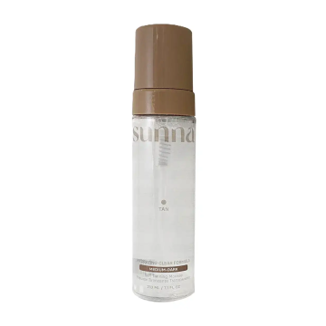 Sunna Tan | Medium-Dark Clear Sunless Tanning Mousse 210ml