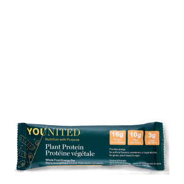 Younited | Crunchy Peanut Butter Cup Plant Protein Whole Food Energy Bar