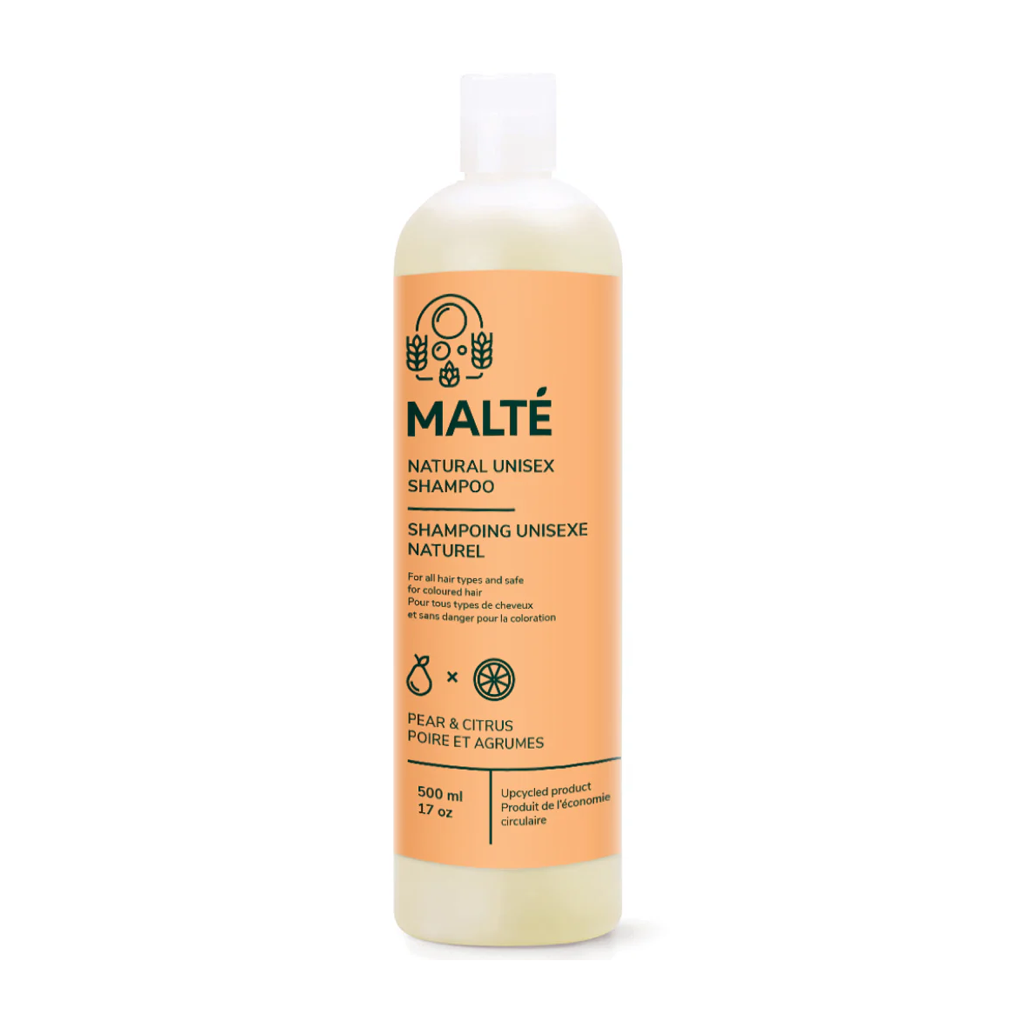 Malte | Pear & Citrus Natural Unisex Shampoo 500ml